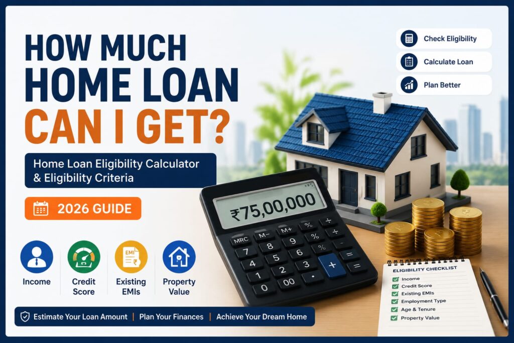 How Much Home Loan Can I Get? Home Loan Eligibility Calculator & Eligibility Criteria (2026 Guide)